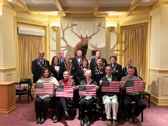 Bellefonte Elks inducts  five new members